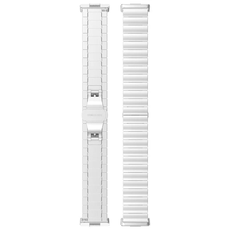 KALEBOL For Huawei Watch Fit 3 Stainless Steel Watch Strap Metal Bow Buckle Wrist Band