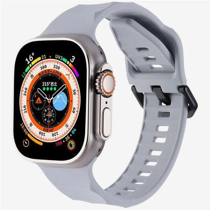 KALEBOL For Apple Watch 10 46mm / Ultra 2 / Ultra 49mm / 9 8 7 45mm / SE (2023) SE (2022) SE 6 5 4 44mm / 3 2 1 42mm Silicone Sport Watch Strap
