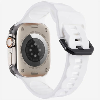 KALEBOL For Apple Watch 10 46mm / Ultra 2 / Ultra 49mm / 9 8 7 45mm / SE (2023) SE (2022) SE 6 5 4 44mm / 3 2 1 42mm Silicone Sport Watch Strap