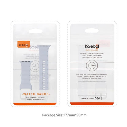 KALEBOL For Apple Watch 10 46mm / Ultra 2 / Ultra 49mm / 9 8 7 45mm / SE (2023) SE (2022) SE 6 5 4 44mm / 3 2 1 42mm Silicone Sport Watch Strap