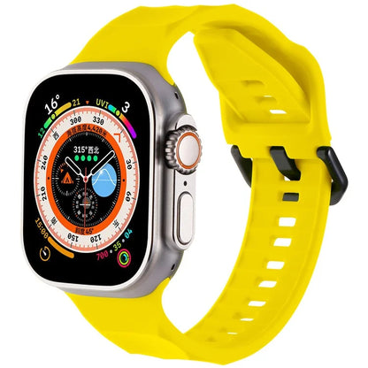 KALEBOL For Apple Watch 10 46mm / Ultra 2 / Ultra 49mm / 9 8 7 45mm / SE (2023) SE (2022) SE 6 5 4 44mm / 3 2 1 42mm Silicone Sport Watch Strap