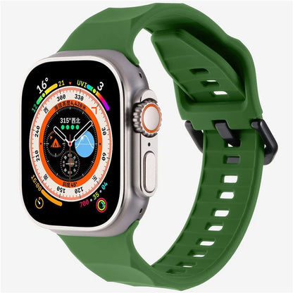 KALEBOL For Apple Watch 10 46mm / Ultra 2 / Ultra 49mm / 9 8 7 45mm / SE (2023) SE (2022) SE 6 5 4 44mm / 3 2 1 42mm Silicone Sport Watch Strap