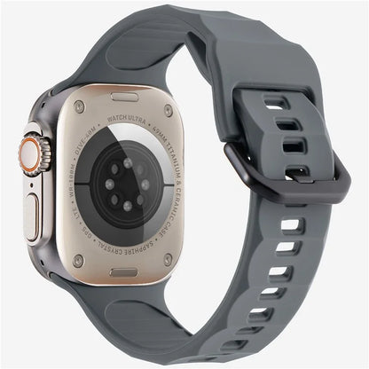KALEBOL For Apple Watch 10 46mm / Ultra 2 / Ultra 49mm / 9 8 7 45mm / SE (2023) SE (2022) SE 6 5 4 44mm / 3 2 1 42mm Silicone Sport Watch Strap
