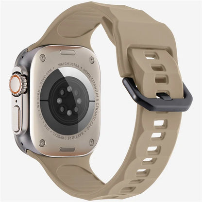 KALEBOL For Apple Watch 10 46mm / Ultra 2 / Ultra 49mm / 9 8 7 45mm / SE (2023) SE (2022) SE 6 5 4 44mm / 3 2 1 42mm Silicone Sport Watch Strap