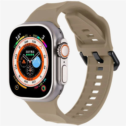 KALEBOL For Apple Watch 10 46mm / Ultra 2 / Ultra 49mm / 9 8 7 45mm / SE (2023) SE (2022) SE 6 5 4 44mm / 3 2 1 42mm Silicone Sport Watch Strap