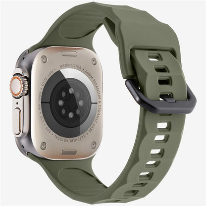 KALEBOL For Apple Watch Series 10 42mm / 9 8 7 41mm / SE (2023) SE (2022) SE 6 5 4 40mm / 3 2 1 38mm Watch Band Silicone Strap