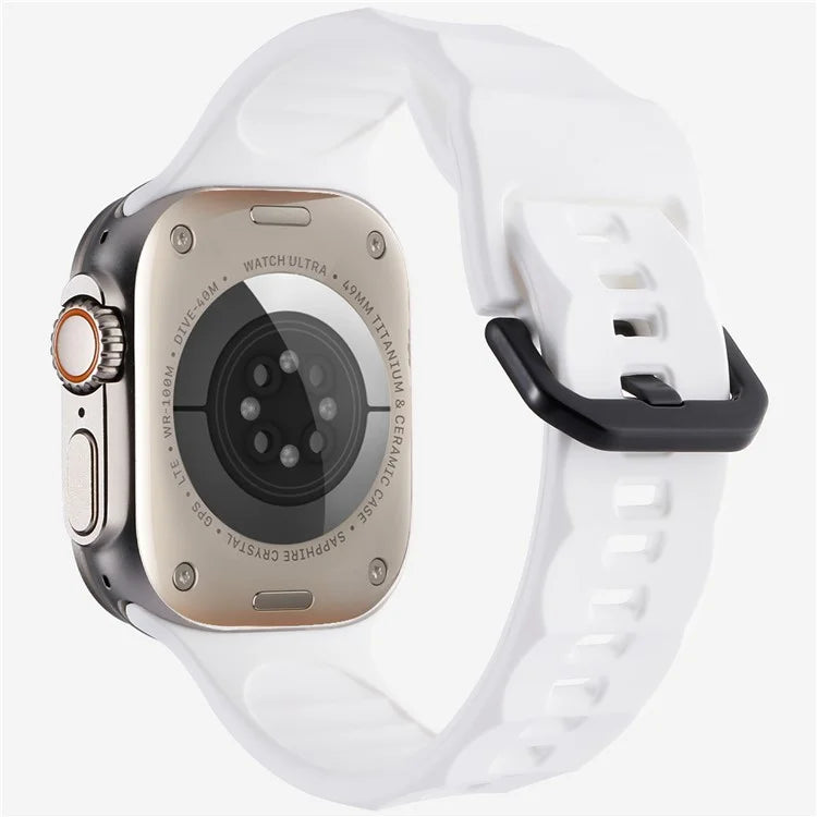 KALEBOL For Apple Watch Series 10 42mm / 9 8 7 41mm / SE (2023) SE (2022) SE 6 5 4 40mm / 3 2 1 38mm Watch Band Silicone Strap
