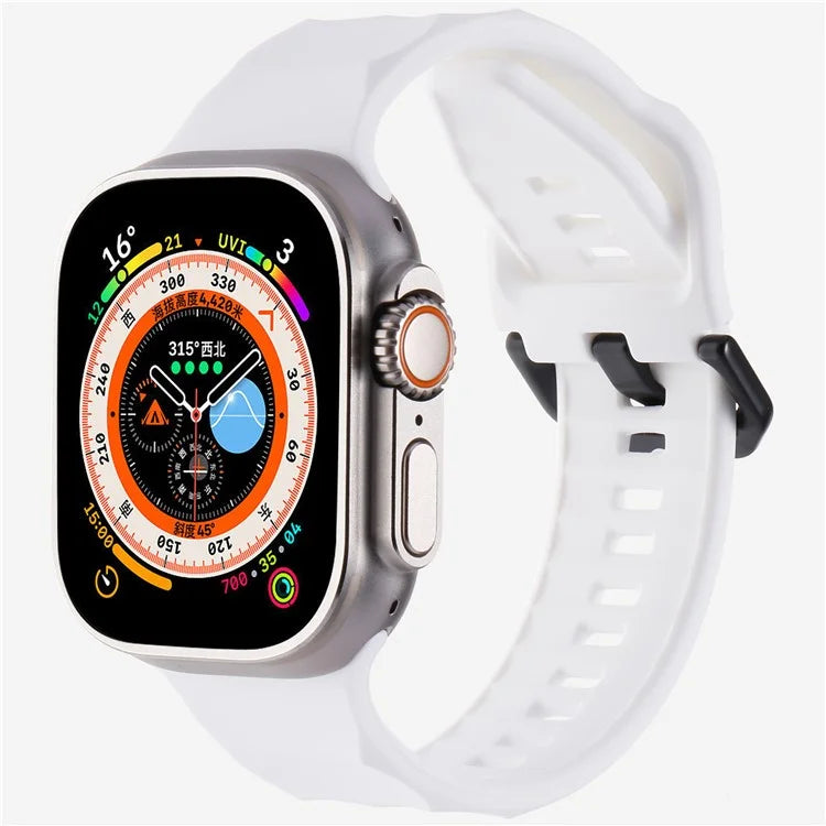 KALEBOL For Apple Watch Series 10 42mm / 9 8 7 41mm / SE (2023) SE (2022) SE 6 5 4 40mm / 3 2 1 38mm Watch Band Silicone Strap
