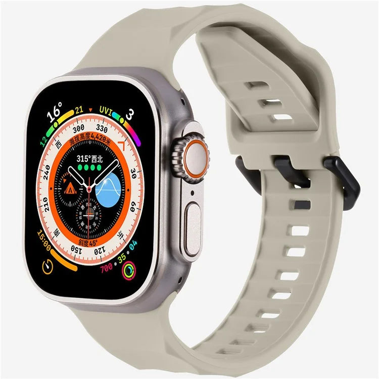 KALEBOL For Apple Watch Series 10 42mm / 9 8 7 41mm / SE (2023) SE (2022) SE 6 5 4 40mm / 3 2 1 38mm Watch Band Silicone Strap