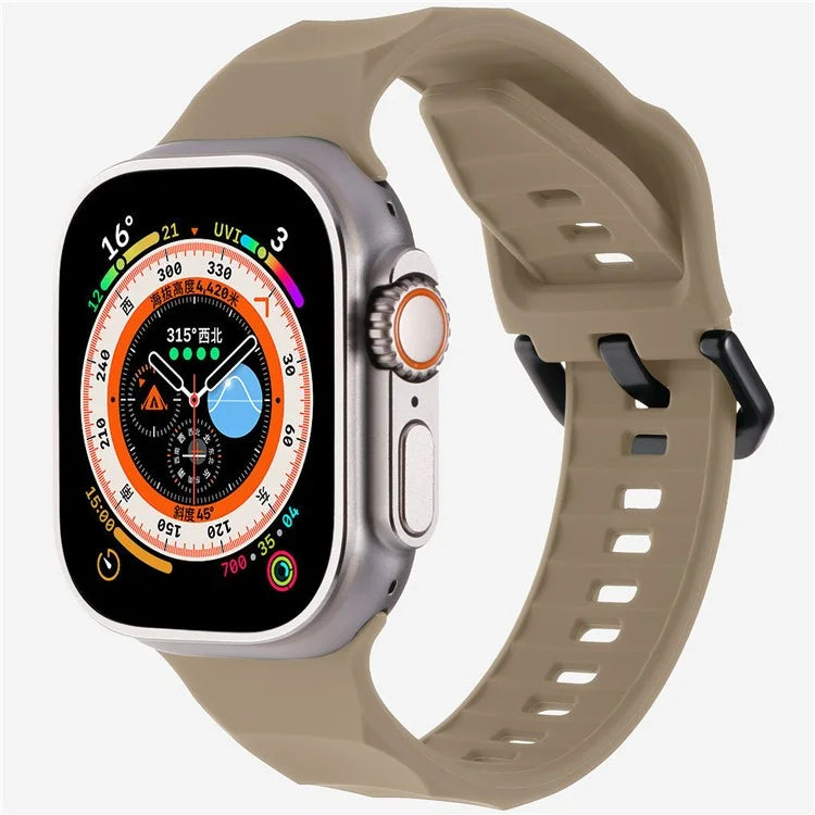 KALEBOL For Apple Watch Series 10 42mm / 9 8 7 41mm / SE (2023) SE (2022) SE 6 5 4 40mm / 3 2 1 38mm Watch Band Silicone Strap