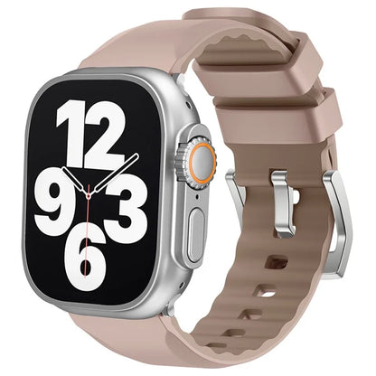 KALEBOL For Apple Watch Series 10 42mm / 9 8 7 41mm / SE (2023) SE (2022) SE 6 5 4 40mm / 3 2 1 38mm Watch Band Dual Color Silicone Strap