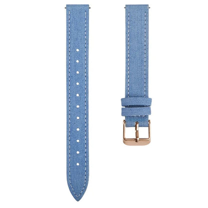 KALEBOL For Garmin Lily 2 Watch Band Linen Leather Adjustable Wrist Strap