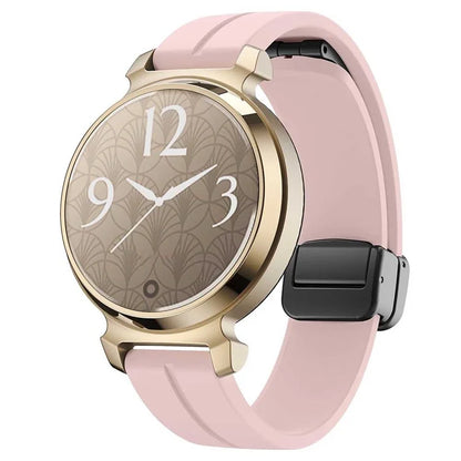 KALEBOL For Garmin Lily 2 Watch Strap Magnetic Buckle Silicone Wrist Band