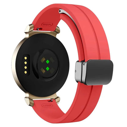 KALEBOL For Garmin Lily 2 Watch Strap Magnetic Buckle Silicone Wrist Band
