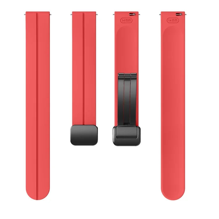 KALEBOL For Garmin Lily 2 Watch Strap Magnetic Buckle Silicone Wrist Band