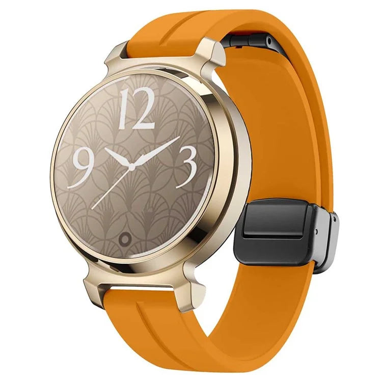 KALEBOL For Garmin Lily 2 Watch Strap Magnetic Buckle Silicone Wrist Band
