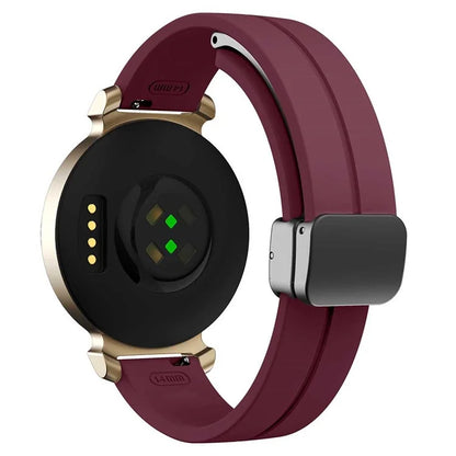 KALEBOL For Garmin Lily 2 Watch Strap Magnetic Buckle Silicone Wrist Band