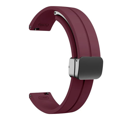 KALEBOL For Garmin Lily 2 Watch Strap Magnetic Buckle Silicone Wrist Band