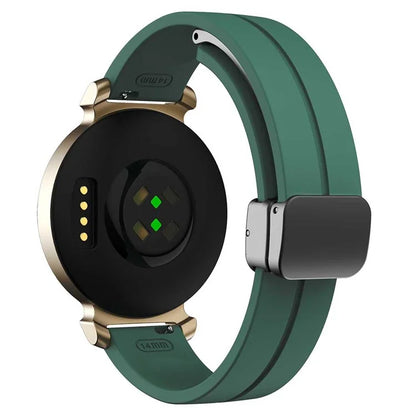 KALEBOL For Garmin Lily 2 Watch Strap Magnetic Buckle Silicone Wrist Band