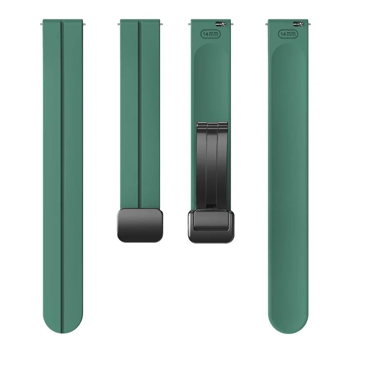 KALEBOL For Garmin Lily 2 Watch Strap Magnetic Buckle Silicone Wrist Band