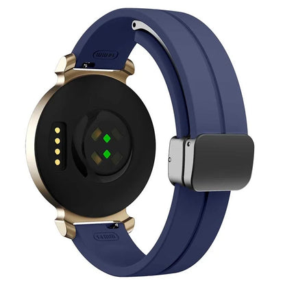KALEBOL For Garmin Lily 2 Watch Strap Magnetic Buckle Silicone Wrist Band