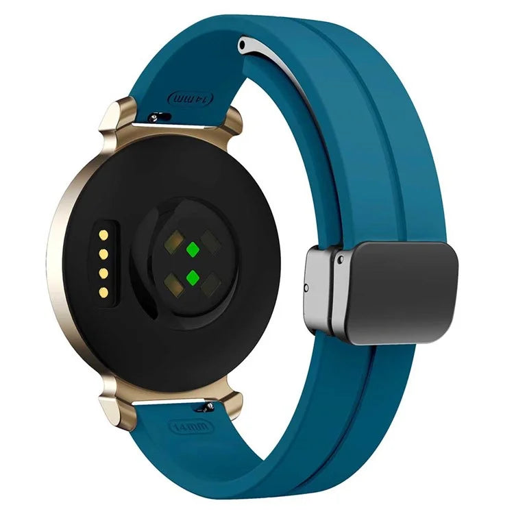 KALEBOL For Garmin Lily 2 Watch Strap Magnetic Buckle Silicone Wrist Band