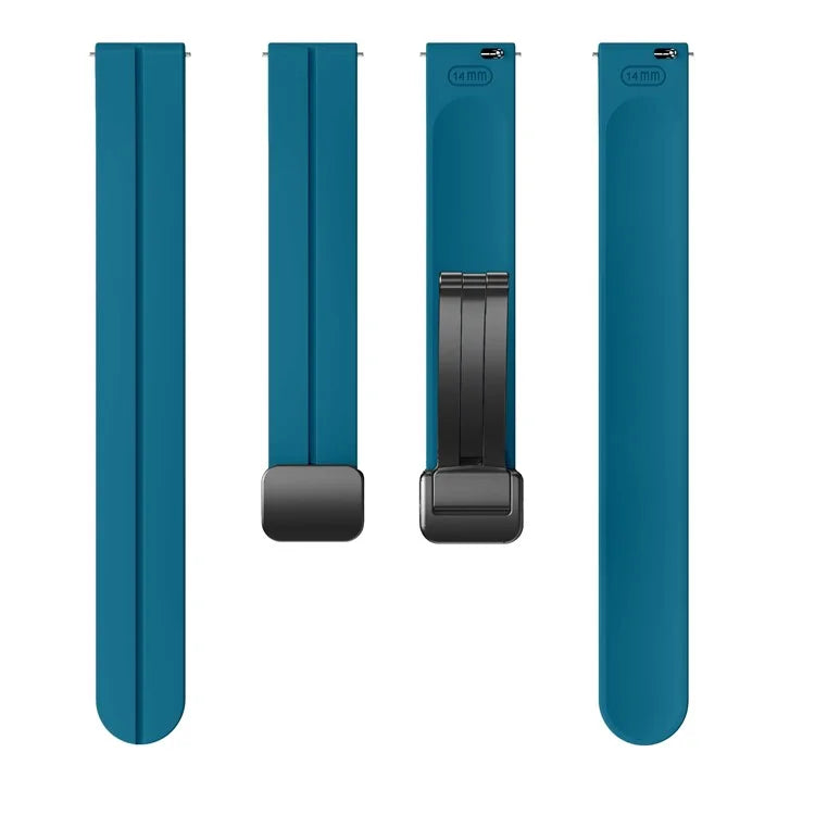 KALEBOL For Garmin Lily 2 Watch Strap Magnetic Buckle Silicone Wrist Band