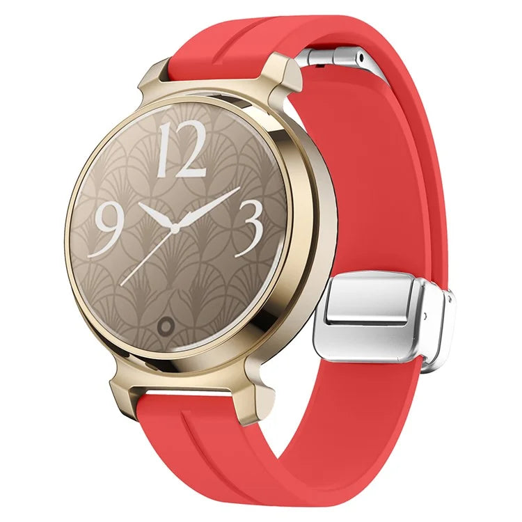 KALEBOL For Garmin Lily 2 Watch Strap Magnetic Buckle Silicone Wrist Band