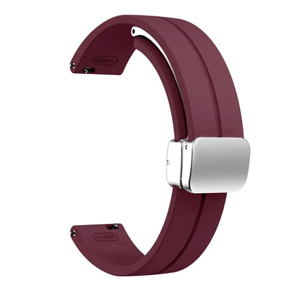 KALEBOL For Garmin Lily 2 Watch Strap Magnetic Buckle Silicone Wrist Band