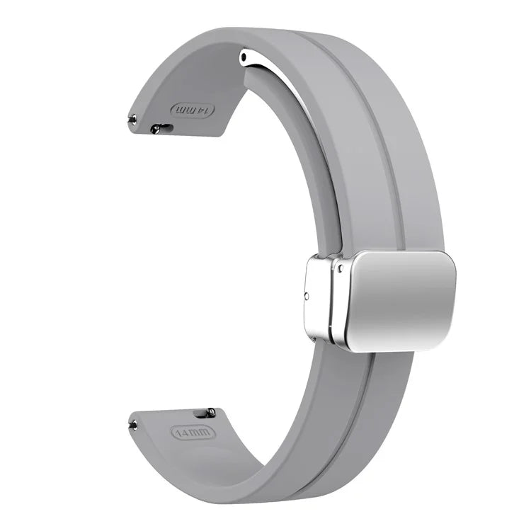KALEBOL For Garmin Lily 2 Watch Strap Magnetic Buckle Silicone Wrist Band