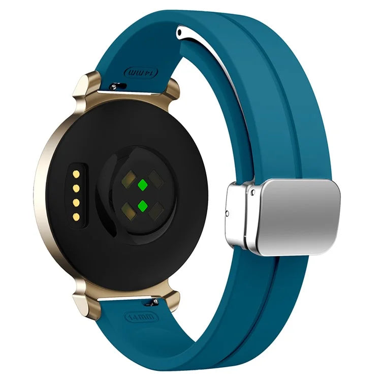 KALEBOL For Garmin Lily 2 Watch Strap Magnetic Buckle Silicone Wrist Band