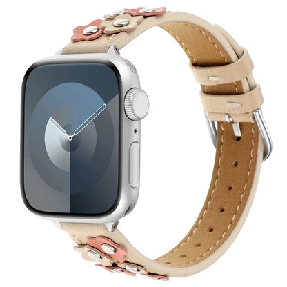 KALEBOL For Apple Watch 10 46mm / Ultra 2 / Ultra 49mm / 9 8 7 45mm / SE (2023) SE (2022) SE 6 5 4 44mm / 3 2 1 42mm Genuine Cow Leather Watch Band