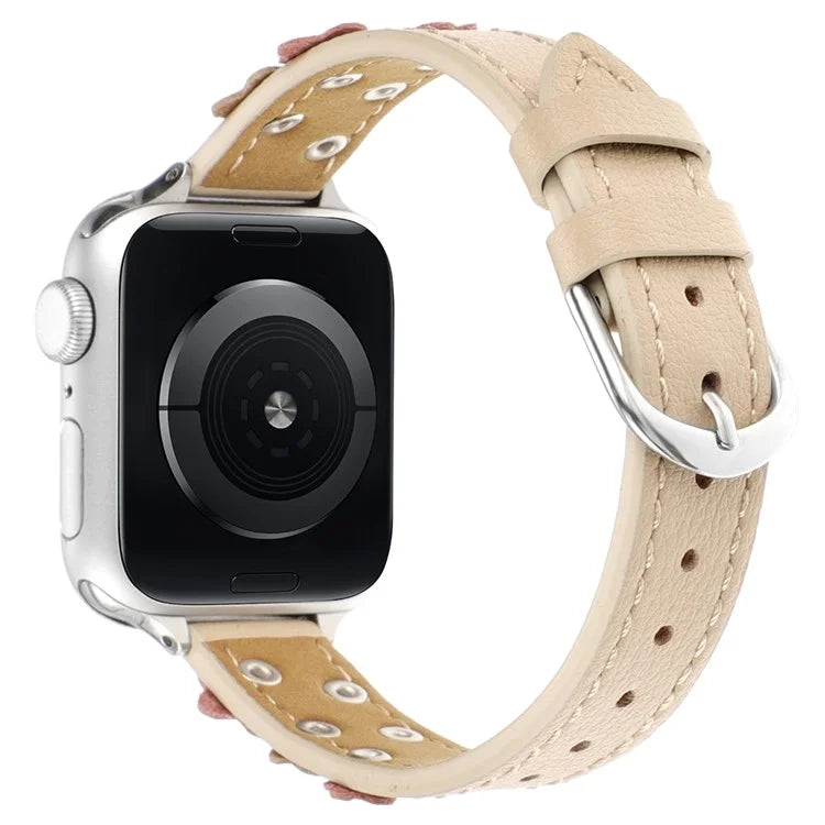 KALEBOL For Apple Watch 10 46mm / Ultra 2 / Ultra 49mm / 9 8 7 45mm / SE (2023) SE (2022) SE 6 5 4 44mm / 3 2 1 42mm Genuine Cow Leather Watch Band