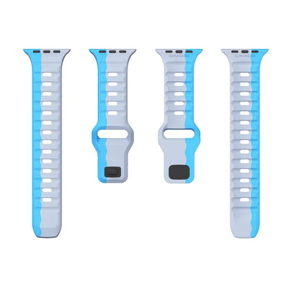 KALEBOL For Apple Watch 10 46mm / Ultra 2 / Ultra 49mm / 9 8 7 45mm / SE (2023) SE (2022) SE 6 5 4 44mm / 3 2 1 42mm Silicone Watch Strap