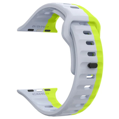 KALEBOL For Apple Watch 10 46mm / Ultra 2 / Ultra 49mm / 9 8 7 45mm / SE (2023) SE (2022) SE 6 5 4 44mm / 3 2 1 42mm Silicone Watch Strap
