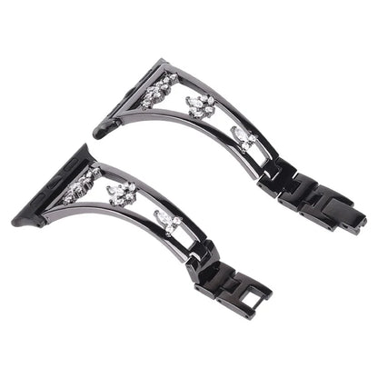 KALEBOL For Apple Watch Series 10 42mm / 9 8 7 41mm / SE (2023) SE (2022) SE 6 5 4 40mm / 3 2 1 38mm Metal Watch Strap