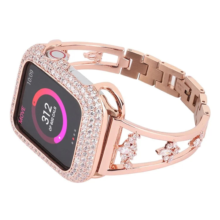 KALEBOL For Apple Watch Series 10 42mm / 9 8 7 41mm / SE (2023) SE (2022) SE 6 5 4 40mm / 3 2 1 38mm Metal Watch Strap