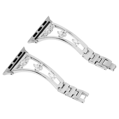 KALEBOL For Apple Watch Series 10 42mm / 9 8 7 41mm / SE (2023) SE (2022) SE 6 5 4 40mm / 3 2 1 38mm Metal Watch Strap