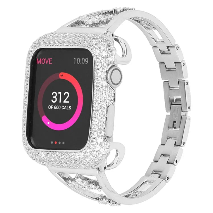 KALEBOL For Apple Watch Series 10 42mm / 9 8 7 41mm / SE (2023) SE (2022) SE 6 5 4 40mm / 3 2 1 38mm Metal Watch Strap