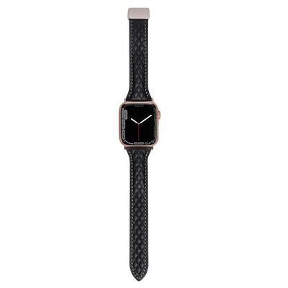 KALEBOL For Apple Watch 10 46mm / Ultra 2 / Ultra 49mm / 9 8 7 45mm / SE (2023) SE (2022) SE 6 5 4 44mm / 3 2 1 42mm Genuine Leather Watch Band