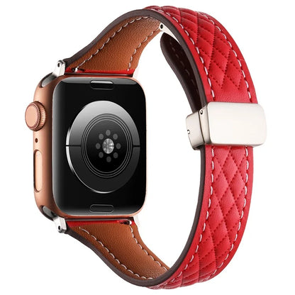 KALEBOL For Apple Watch 10 46mm / Ultra 2 / Ultra 49mm / 9 8 7 45mm / SE (2023) SE (2022) SE 6 5 4 44mm / 3 2 1 42mm Genuine Leather Watch Band