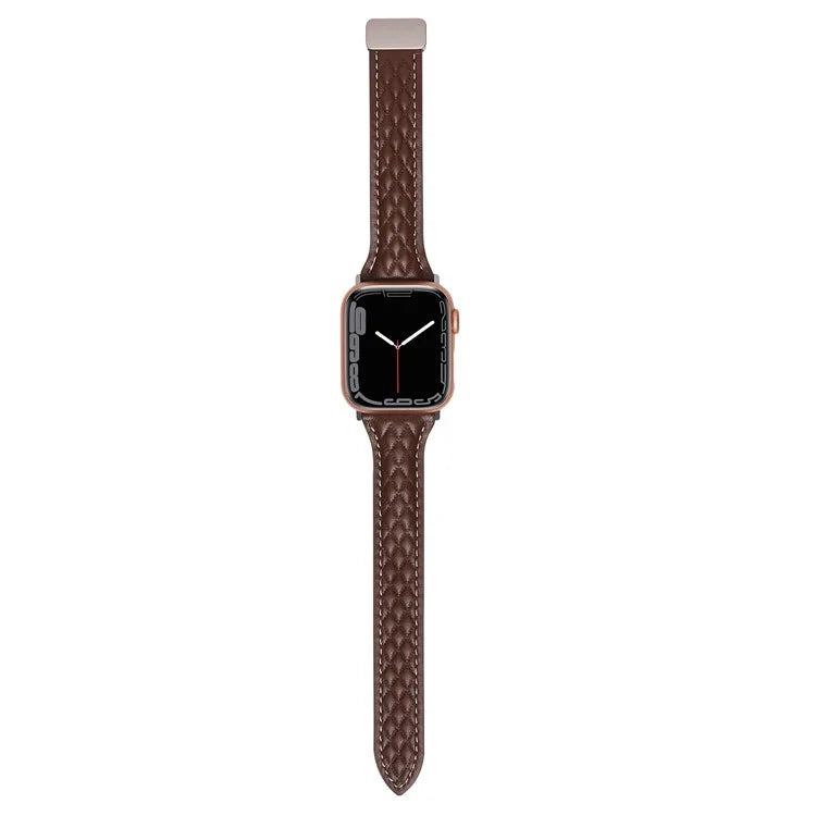 KALEBOL For Apple Watch 10 46mm / Ultra 2 / Ultra 49mm / 9 8 7 45mm / SE (2023) SE (2022) SE 6 5 4 44mm / 3 2 1 42mm Genuine Leather Watch Band