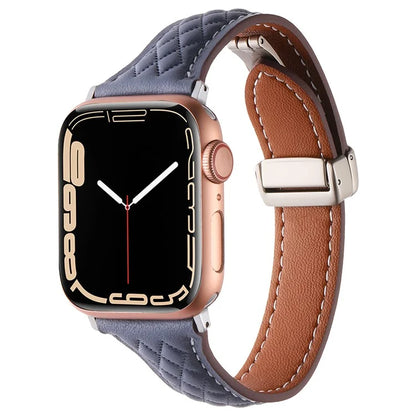 KALEBOL For Apple Watch 10 46mm / Ultra 2 / Ultra 49mm / 9 8 7 45mm / SE (2023) SE (2022) SE 6 5 4 44mm / 3 2 1 42mm Genuine Leather Watch Band