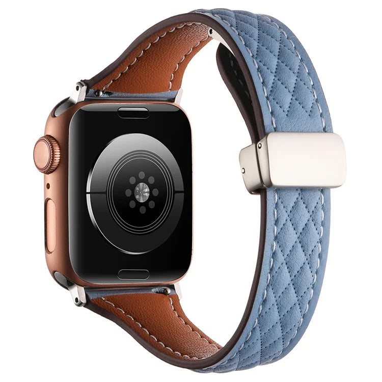 KALEBOL For Apple Watch 10 46mm / Ultra 2 / Ultra 49mm / 9 8 7 45mm / SE (2023) SE (2022) SE 6 5 4 44mm / 3 2 1 42mm Genuine Leather Watch Band