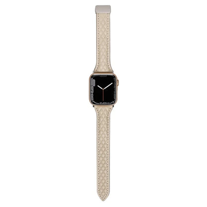 KALEBOL For Apple Watch 10 46mm / Ultra 2 / Ultra 49mm / 9 8 7 45mm / SE (2023) SE (2022) SE 6 5 4 44mm / 3 2 1 42mm Genuine Leather Watch Band