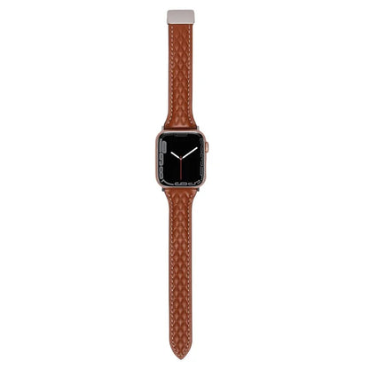 KALEBOL For Apple Watch 10 46mm / Ultra 2 / Ultra 49mm / 9 8 7 45mm / SE (2023) SE (2022) SE 6 5 4 44mm / 3 2 1 42mm Genuine Leather Watch Band