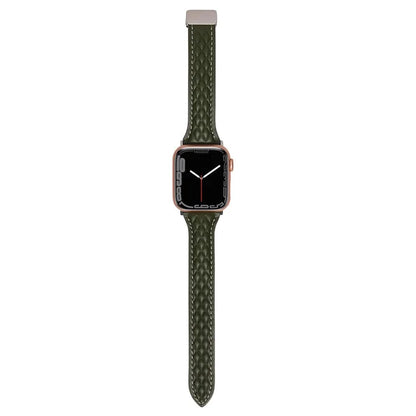 KALEBOL For Apple Watch Series 10 42mm / 9 8 7 41mm / SE (2023) SE (2022) SE 6 5 4 40mm / 3 2 1 38mm Genuine Leather Watch Strap