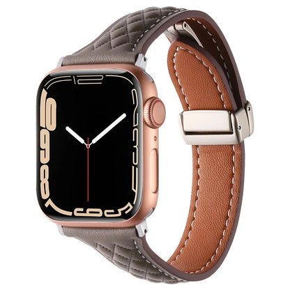 KALEBOL For Apple Watch Series 10 42mm / 9 8 7 41mm / SE (2023) SE (2022) SE 6 5 4 40mm / 3 2 1 38mm Genuine Leather Watch Strap