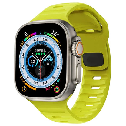 KALEBOL For Apple Watch 10 46mm / Ultra 2 / Ultra 49mm / 9 8 7 45mm / SE (2023) SE (2022) SE 6 5 4 44mm / 3 2 1 42mm Silicone Watch Band