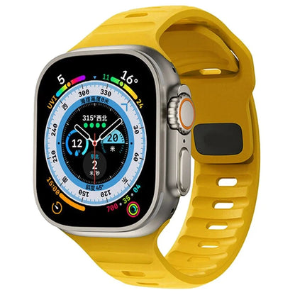 KALEBOL For Apple Watch 10 46mm / Ultra 2 / Ultra 49mm / 9 8 7 45mm / SE (2023) SE (2022) SE 6 5 4 44mm / 3 2 1 42mm Silicone Watch Band